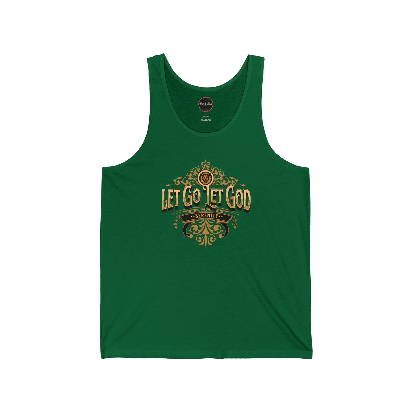 Let Go Let God Unisex Jersey Tank