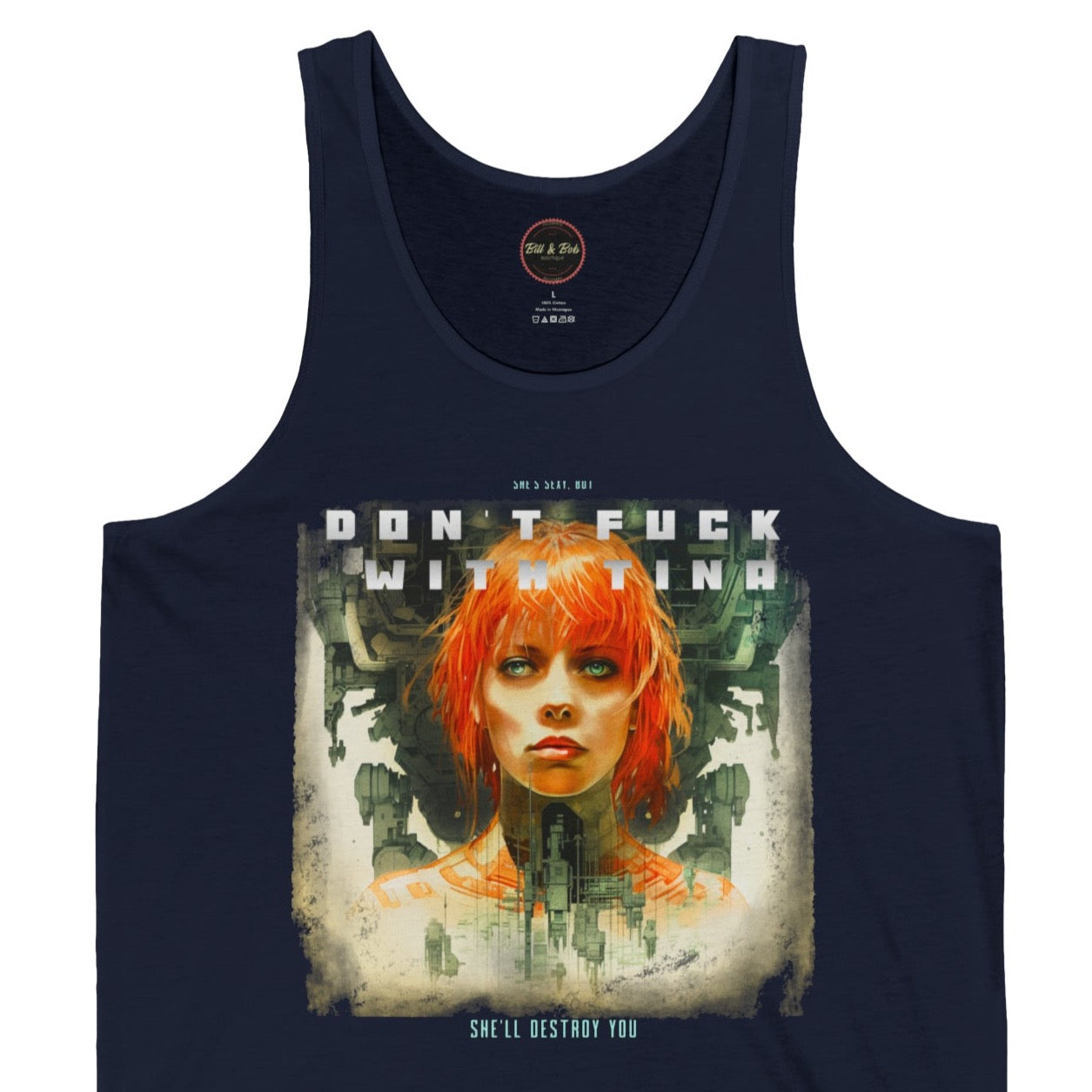 Don't F@ck with Tina Unisex Jersey Tank