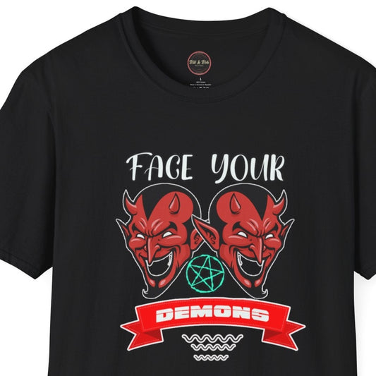 Face Your Demons Unisex Softstyle T-Shirt