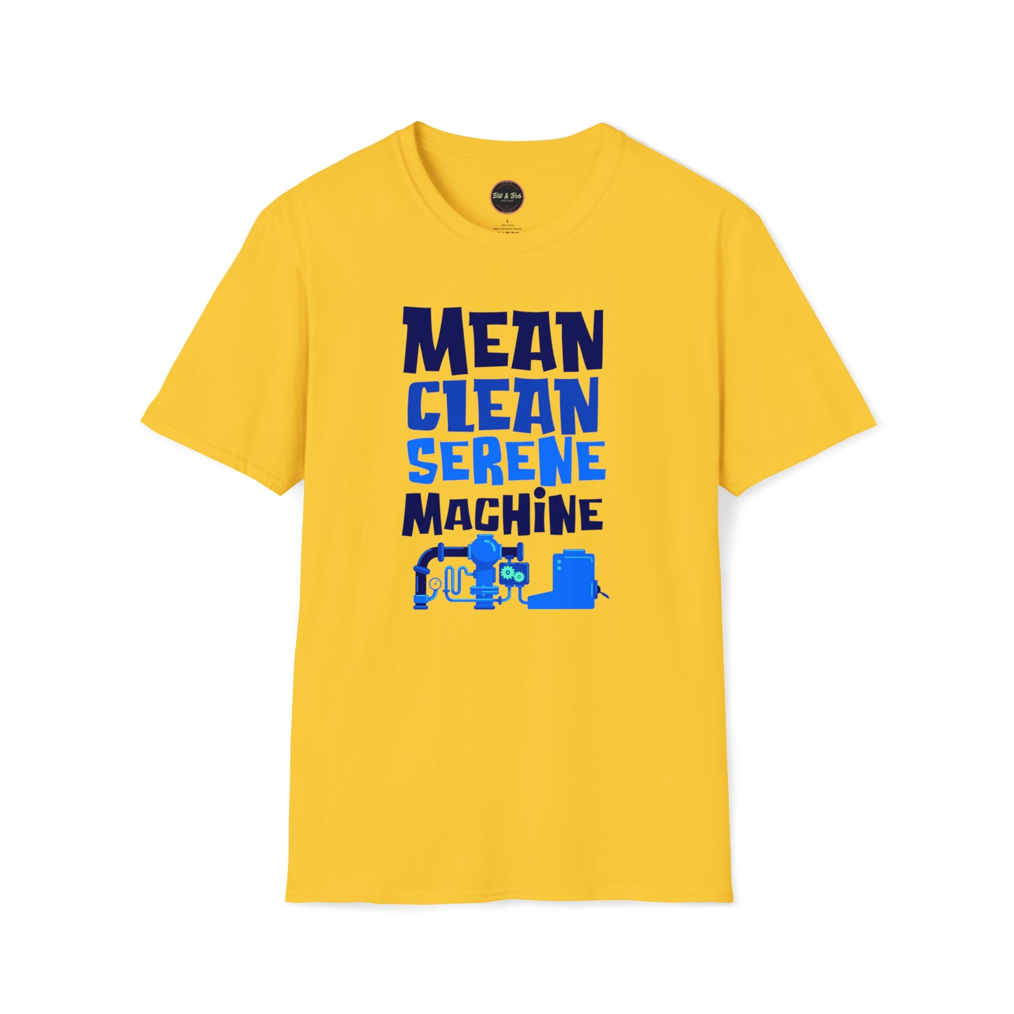 Mean Clean Serene Machine Unisex Softstyle T-Shirt