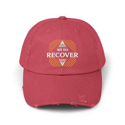 We Do Recover Unisex Distressed Cap