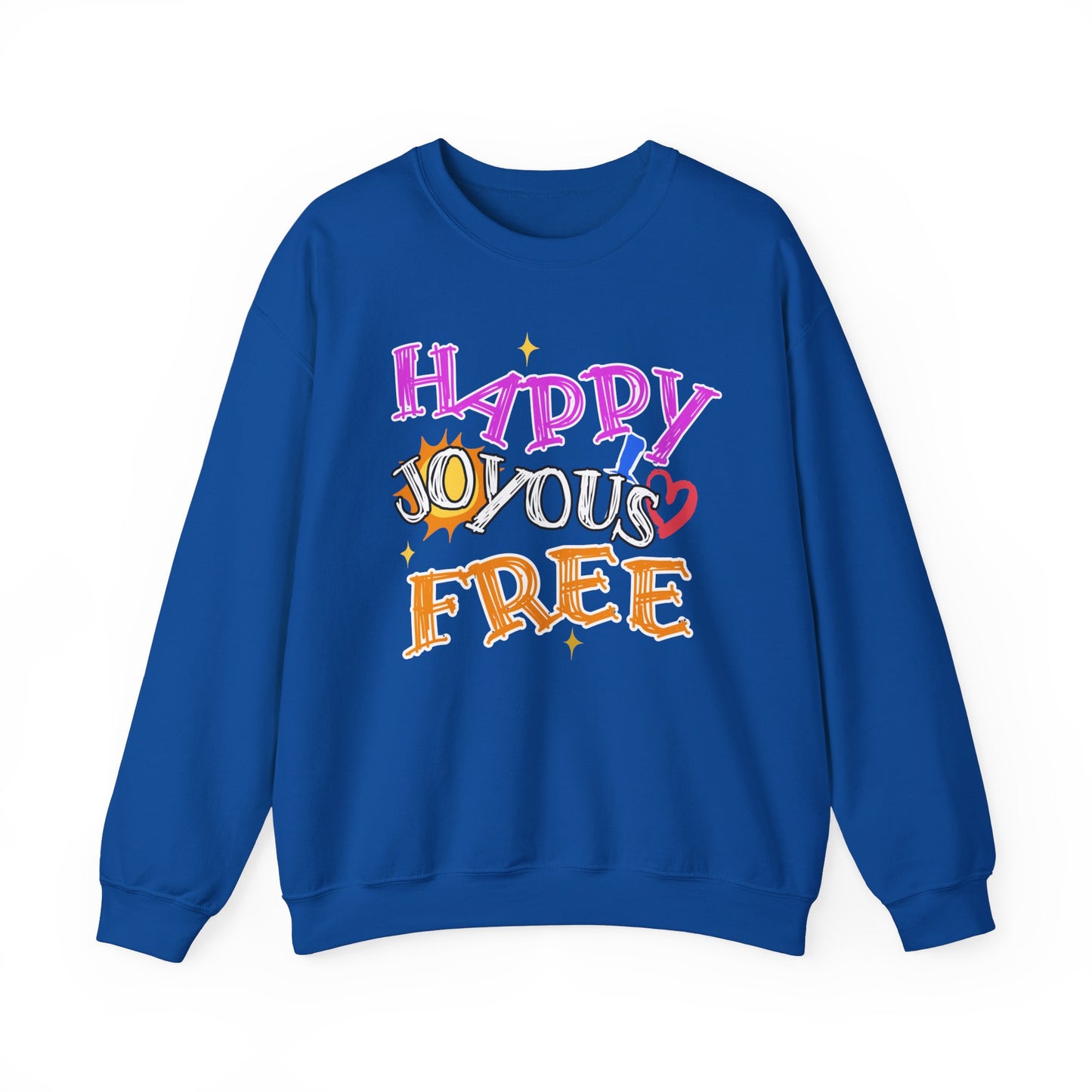 Happy Joyous Free Unisex Heavy Blend™ Crewneck Sweatshirt