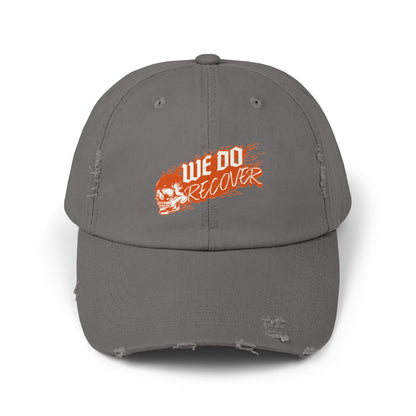We Do Recover Unisex Distressed Cap