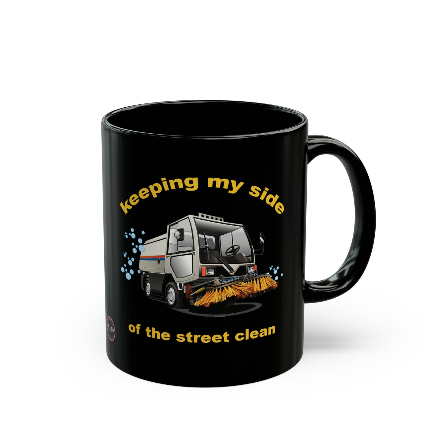 Street Clean Black Mug (11oz, 15oz)