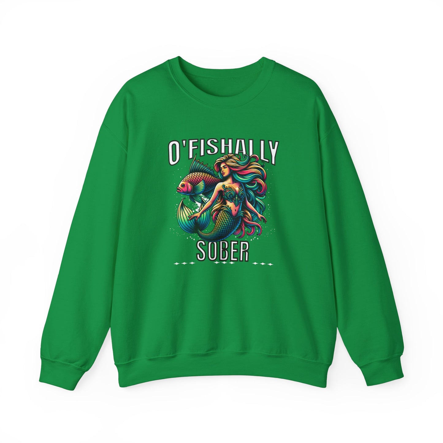 O'Fishally Sober Unisex Heavy Blend™ Crewneck Sweatshirt