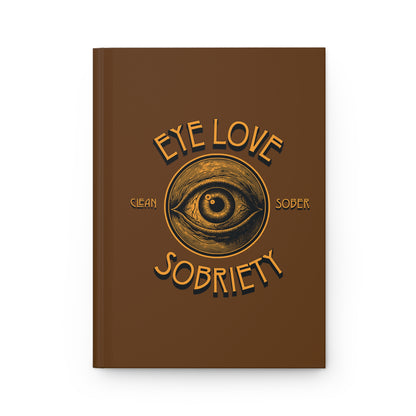 Eye Love Sobriety Hardcover Journal Matte