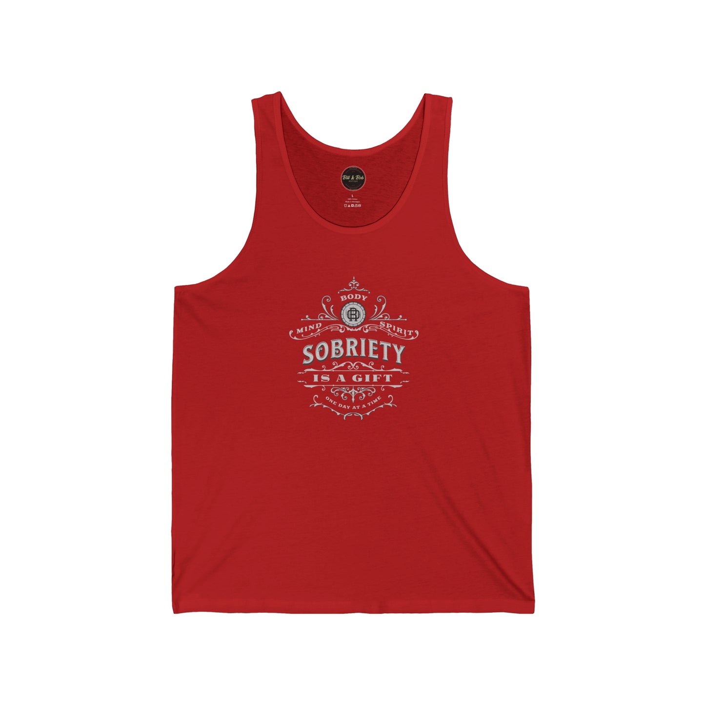 Sobriety is a Gift Unisex Jersey Tank