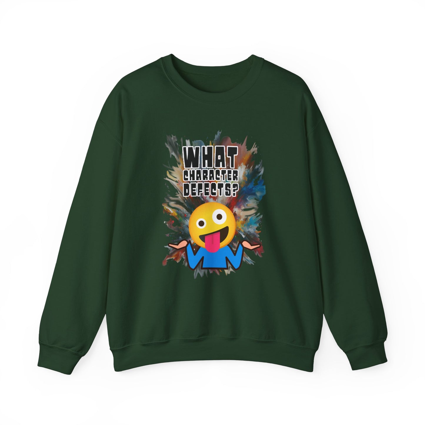 What Character Defects? Unisex Heavy Blend™ Crewneck Sweatshirt