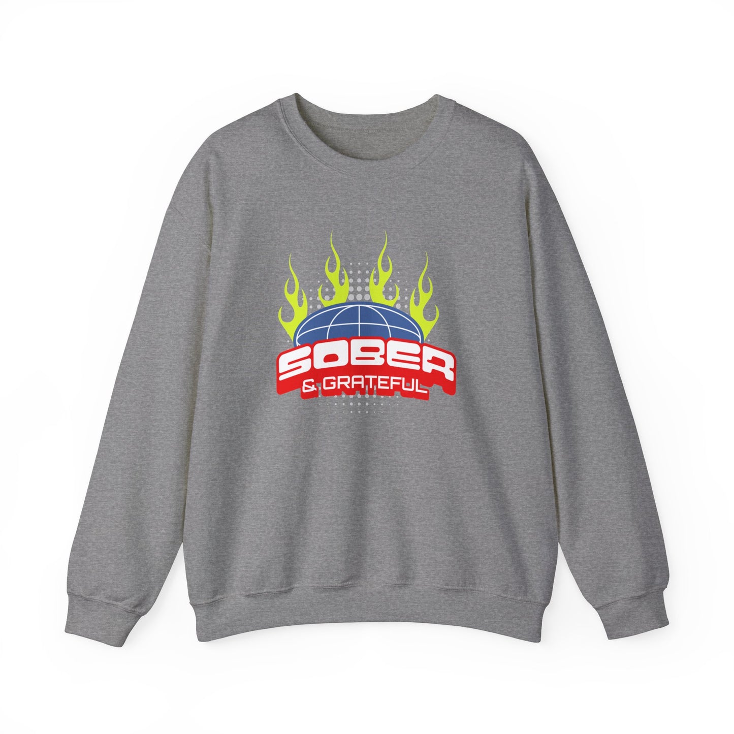 Sober and Grateful Unisex Heavy Blend™ Crewneck Sweatshirt