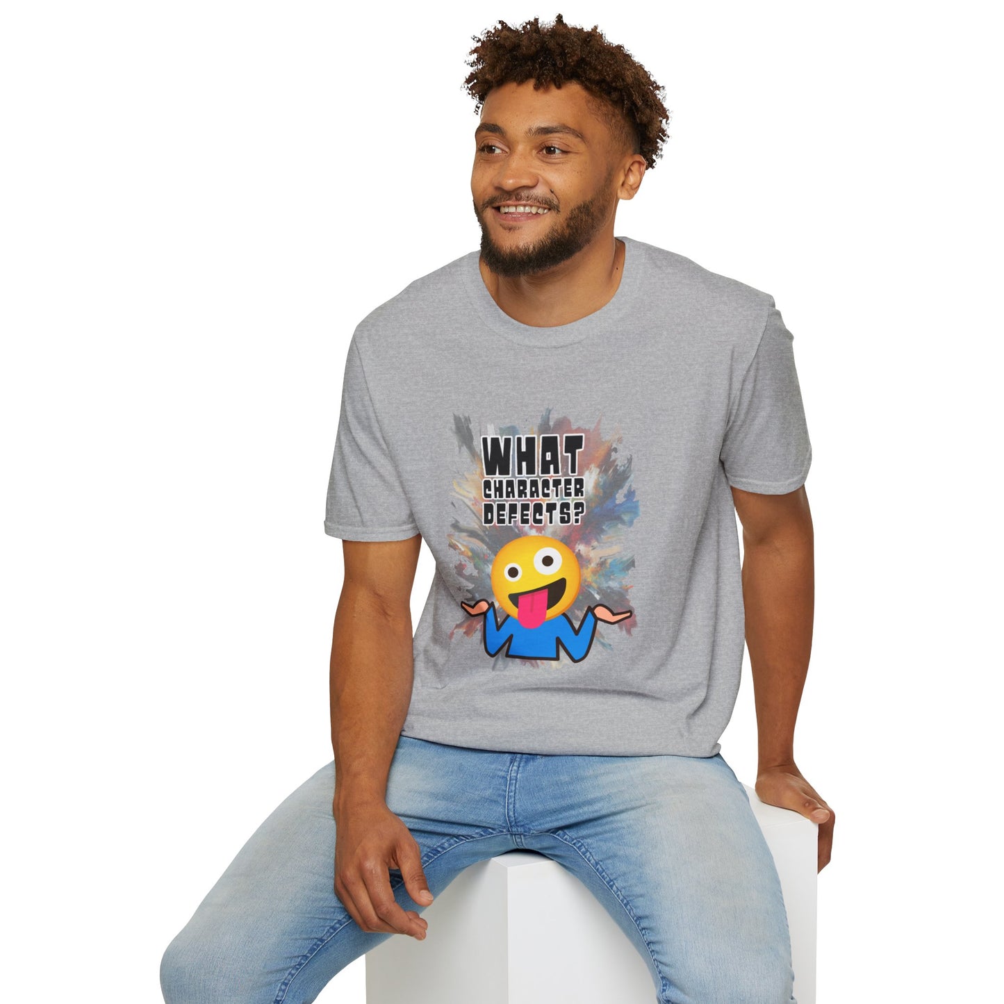 What Character Defects? Unisex Softstyle T-Shirt