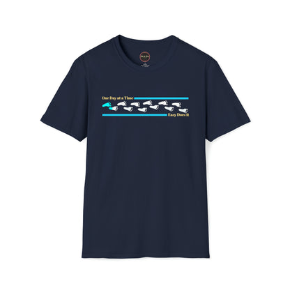 Footprints: 12 Steps Unisex Softstyle T-Shirt