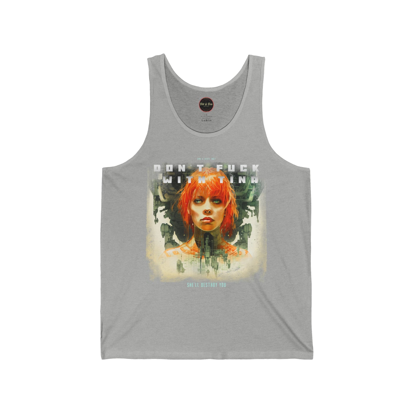 Don't F@ck with Tina Unisex Jersey Tank