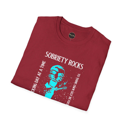 Sobriety Rocks Unisex Softstyle T-Shirt