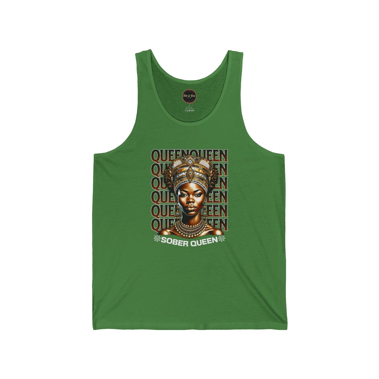 Sober Queen Unisex Jersey Tank