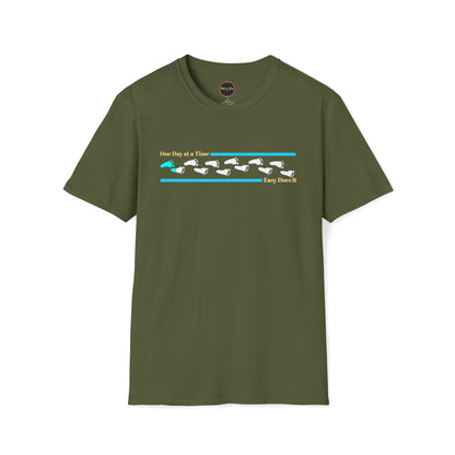 Footprints: 12 Steps Unisex Softstyle T-Shirt