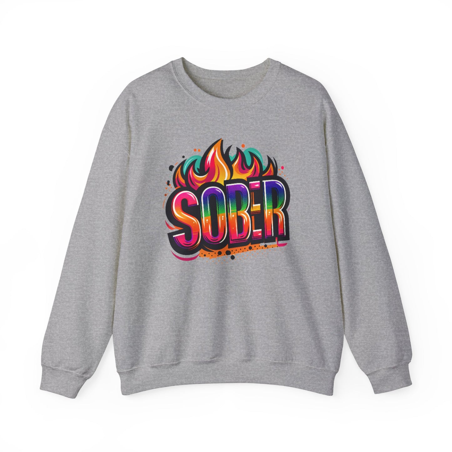 Sober Flames Unisex Heavy Blend™ Crewneck Sweatshirt