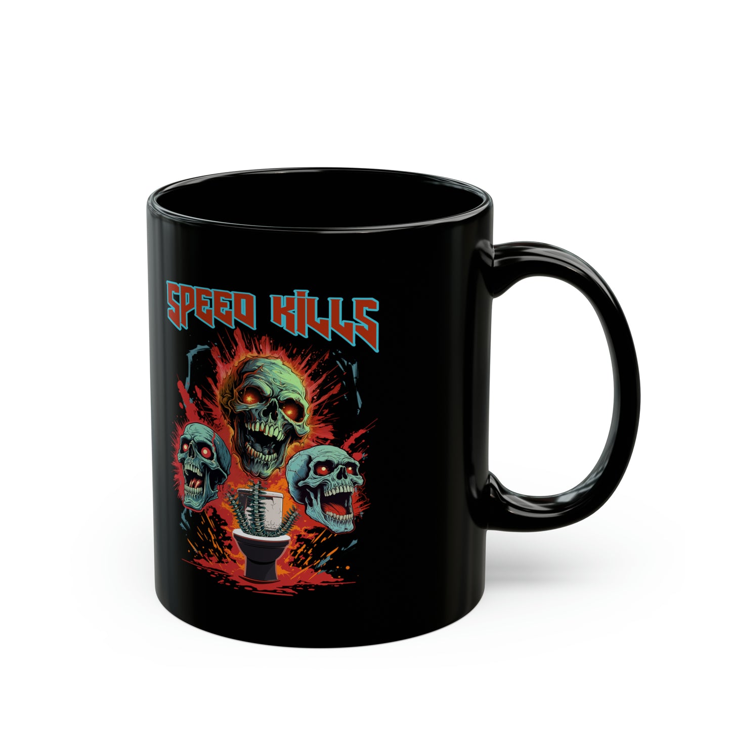 Speed Kills Black Mug (11oz, 15oz)