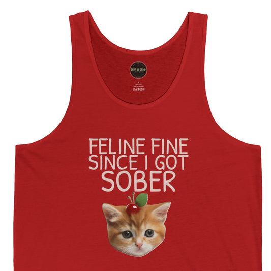 Feline Fine Unisex Jersey Tank