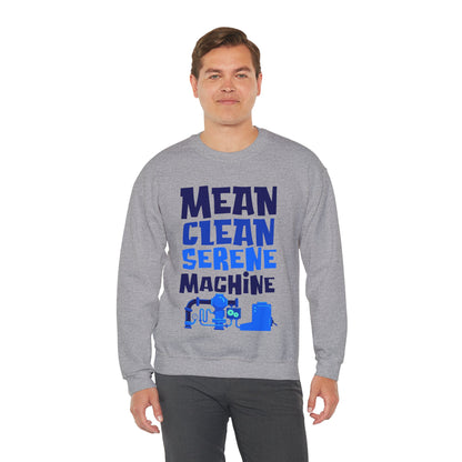 Mean Clean Serene Machine Unisex Heavy Blend™ Crewneck Sweatshirt