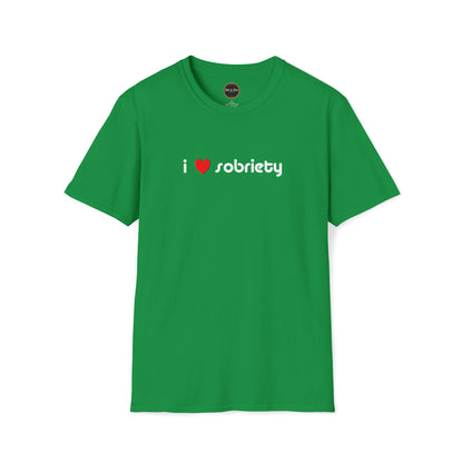 I Heart Sobriety Unisex Softstyle T-Shirt
