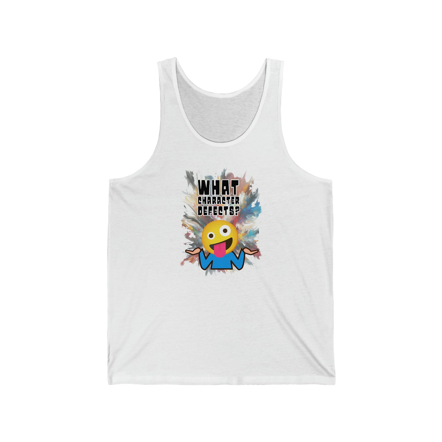 What Character Defects? Unisex Jersey Tank