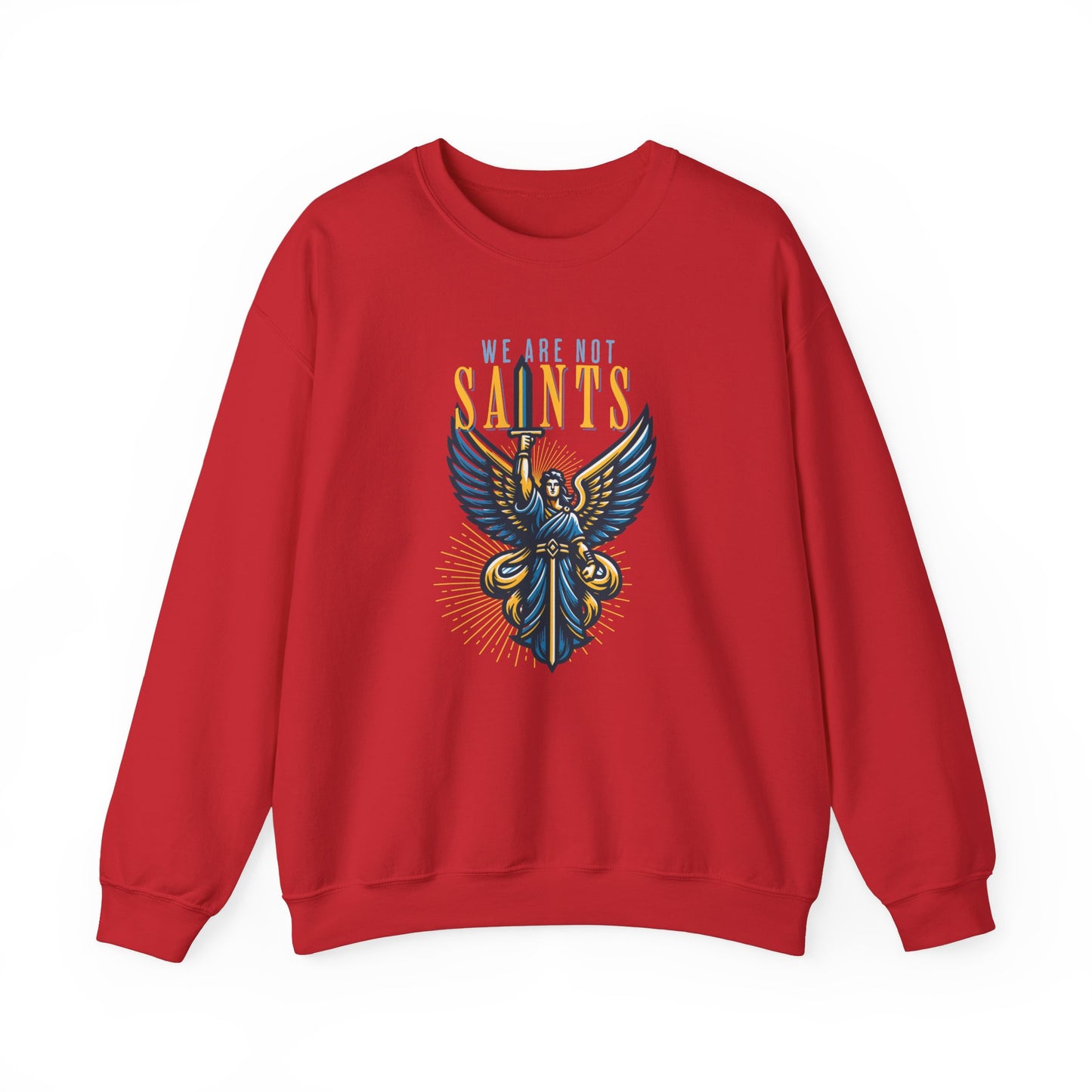 We Are Not Saints Unisex Heavy Blend™ Crewneck Sweatshirt