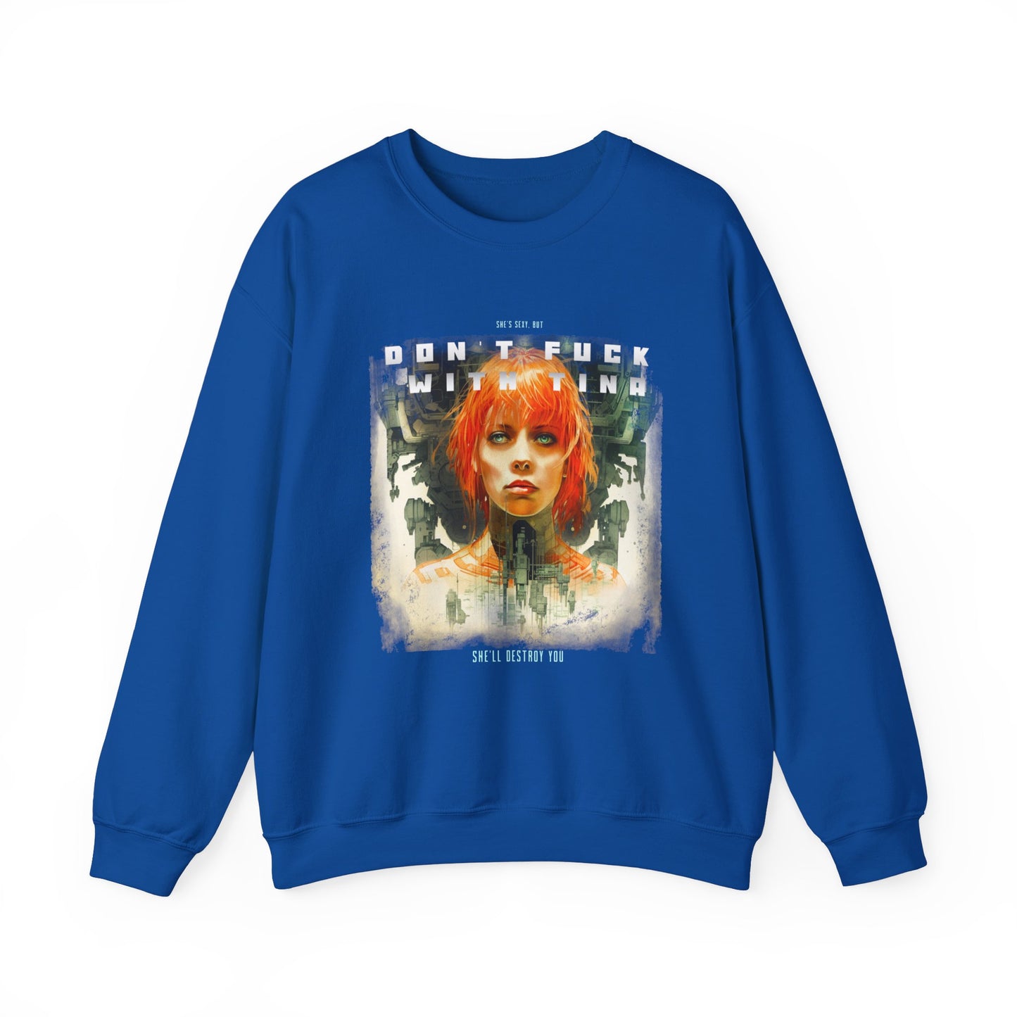 Don't F@ck with Tina Unisex Heavy Blend™ Crewneck Sweatshirt