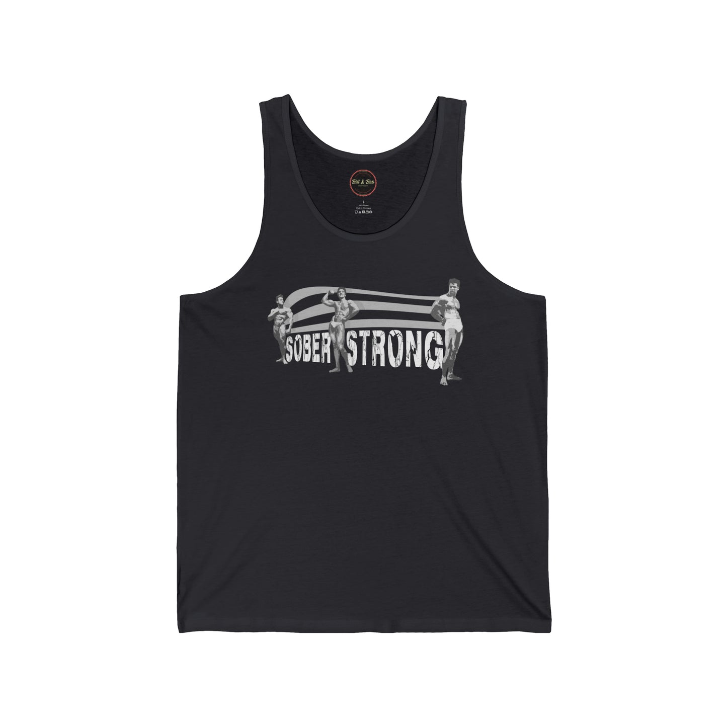 Sober Strong Unisex Jersey Tank
