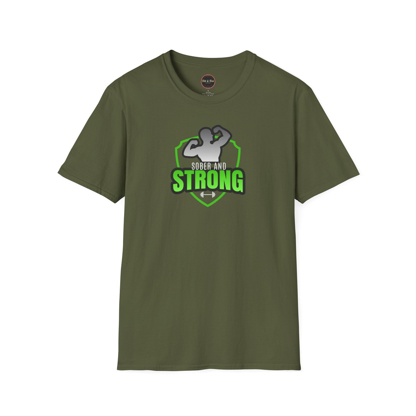 Sober and Strong Unisex Softstyle T-Shirt