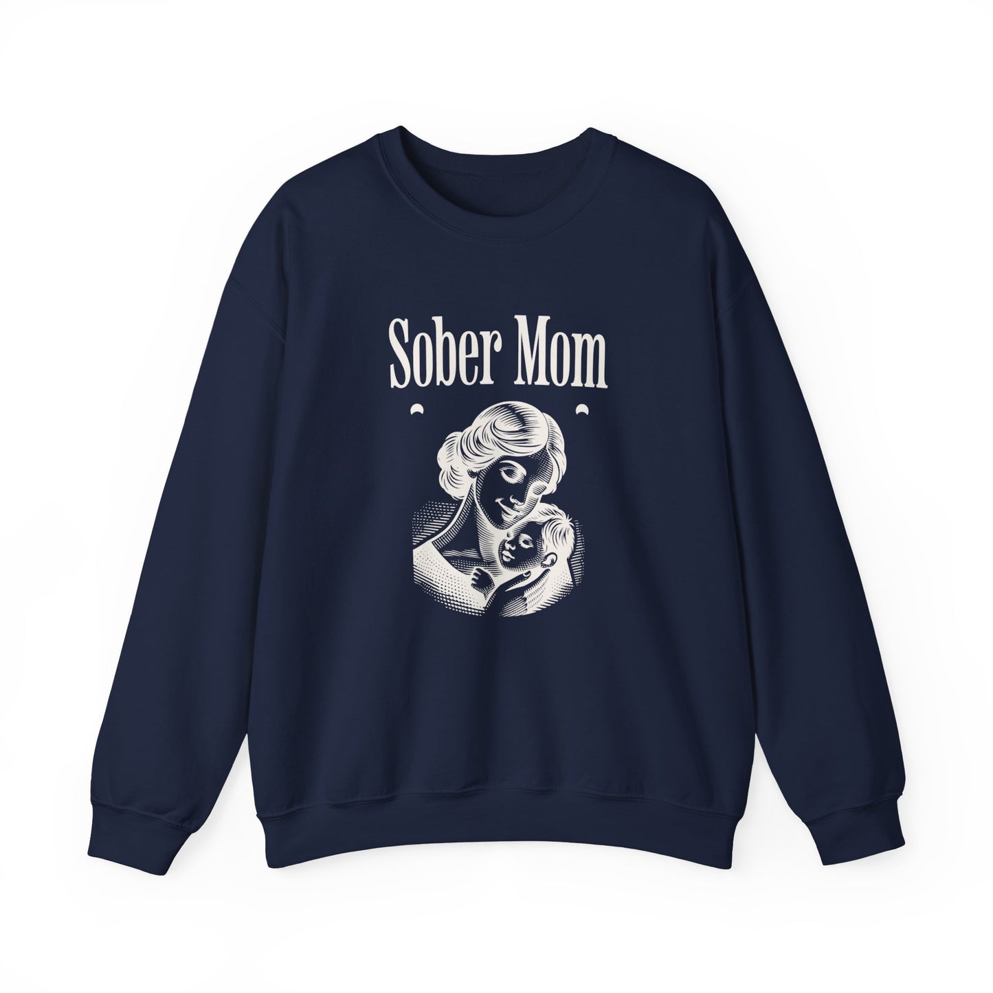 Sober Mom Unisex Heavy Blend™ Crewneck Sweatshirt