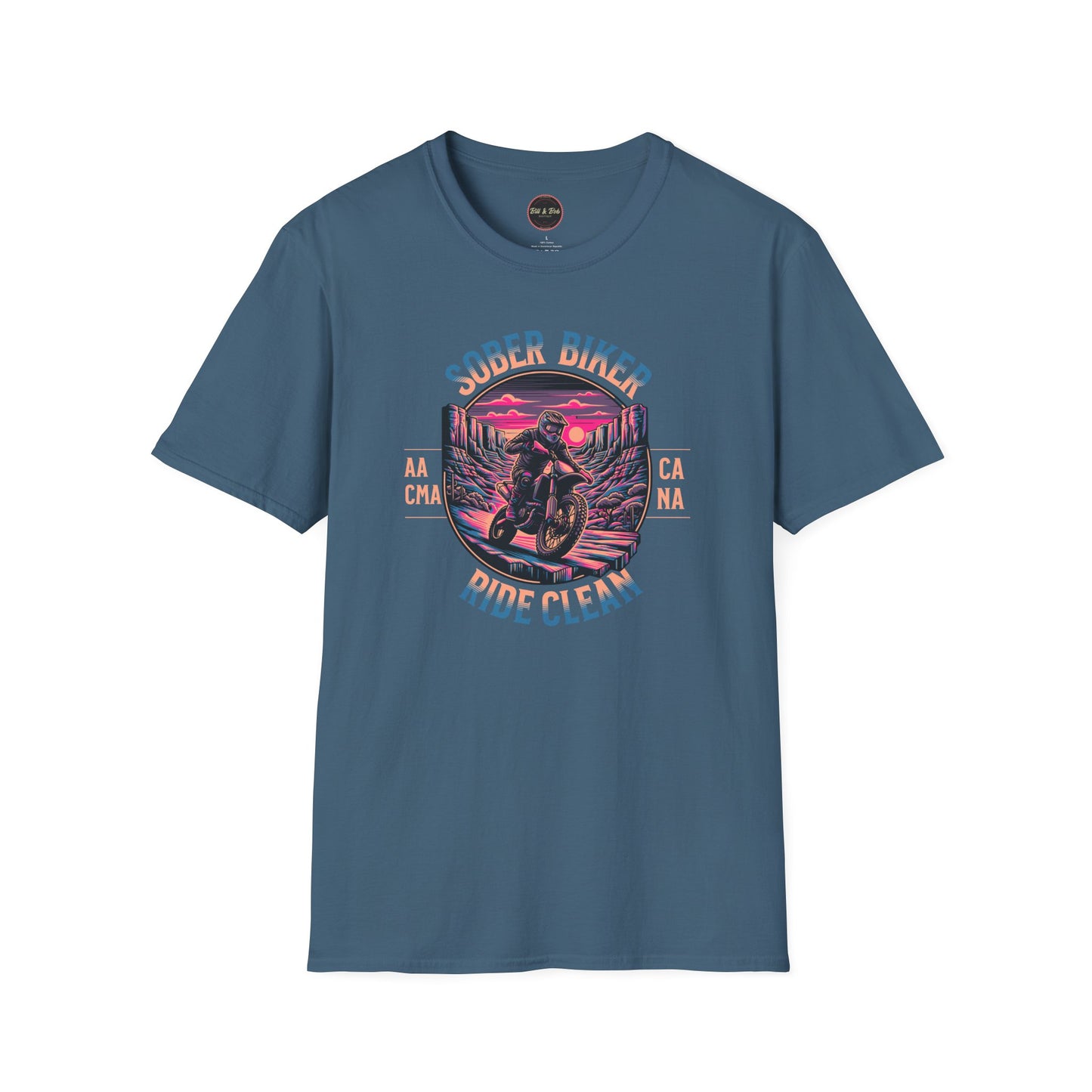 Sober Biker Unisex Softstyle T-Shirt