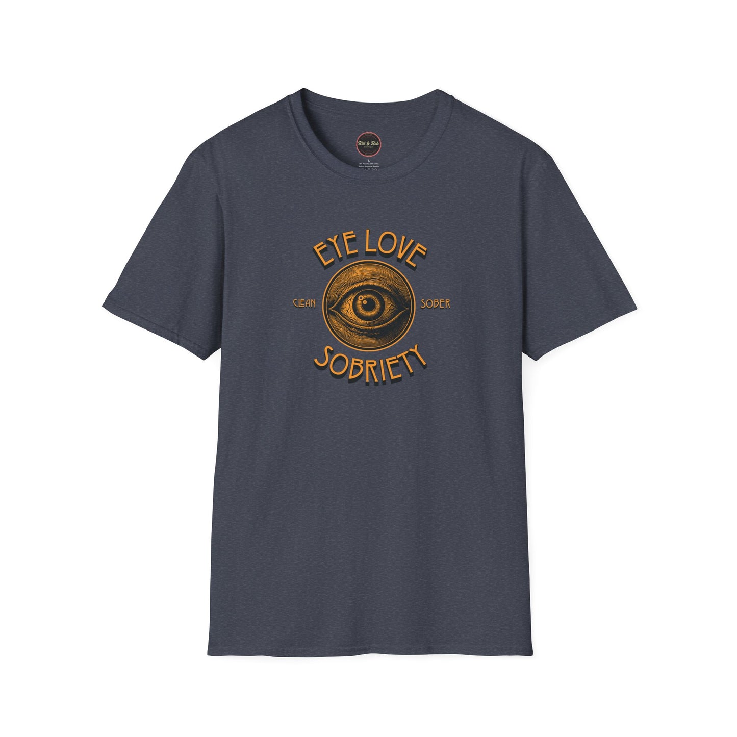 Eye Love Sobriety Unisex Softstyle T-Shirt