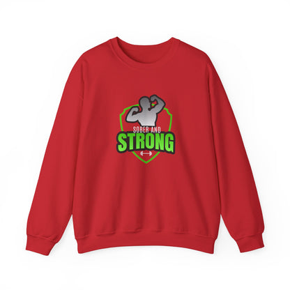 Sober and Strong Unisex Heavy Blend™ Crewneck Sweatshirt