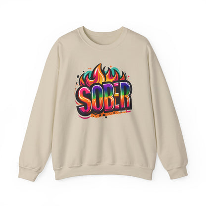 Sober Flames Unisex Heavy Blend™ Crewneck Sweatshirt