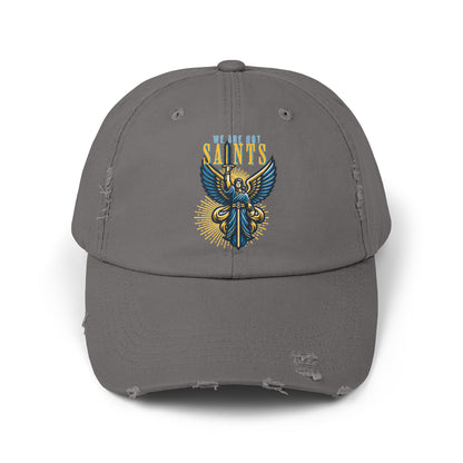 We Are Not Saints Unisex Distressed Cap