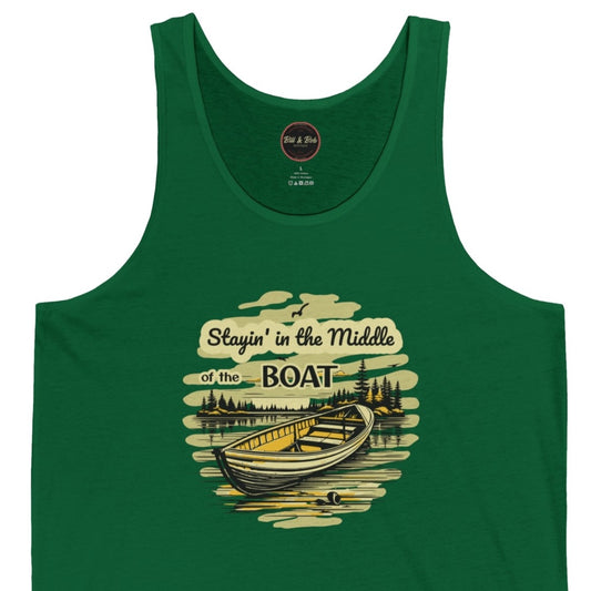 Middle of the Boat Unisex Jersey Tank