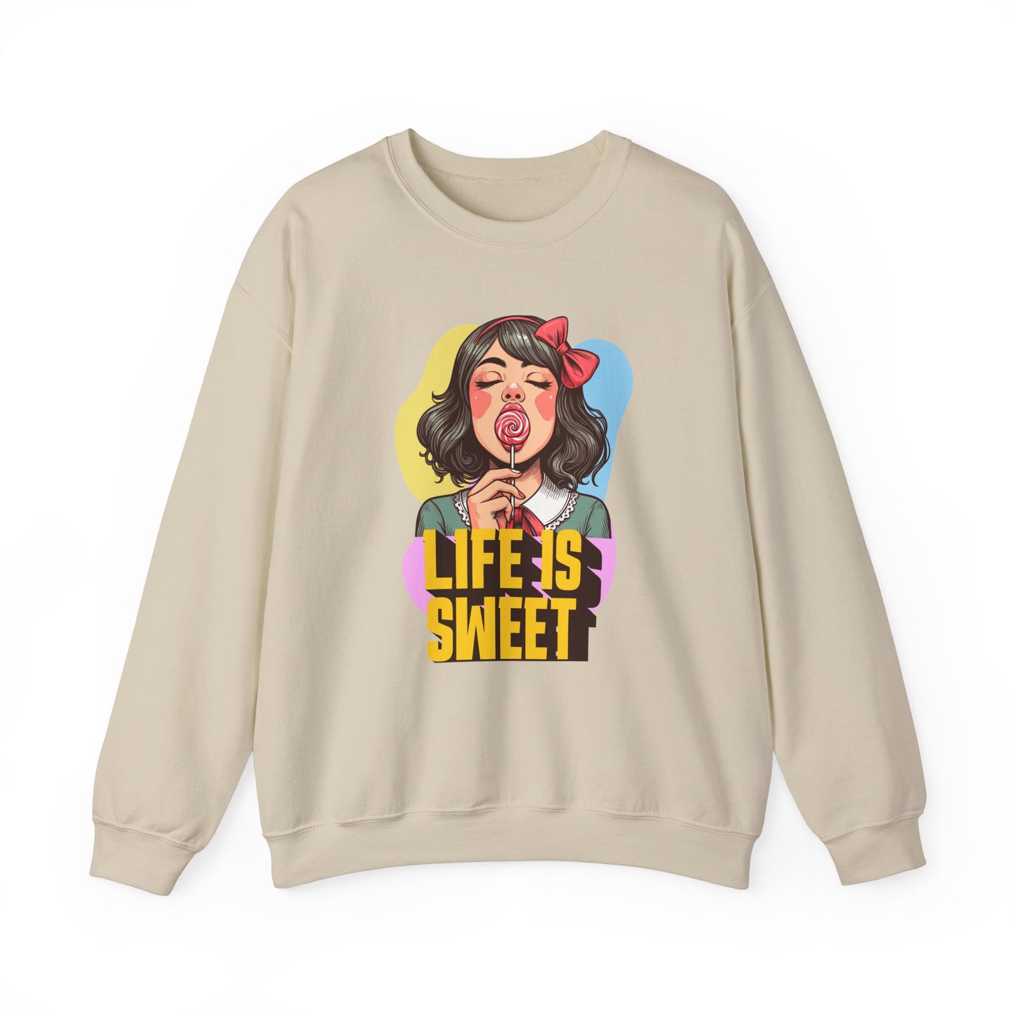 Life is Sweet Unisex Heavy Blend™ Crewneck Sweatshirt