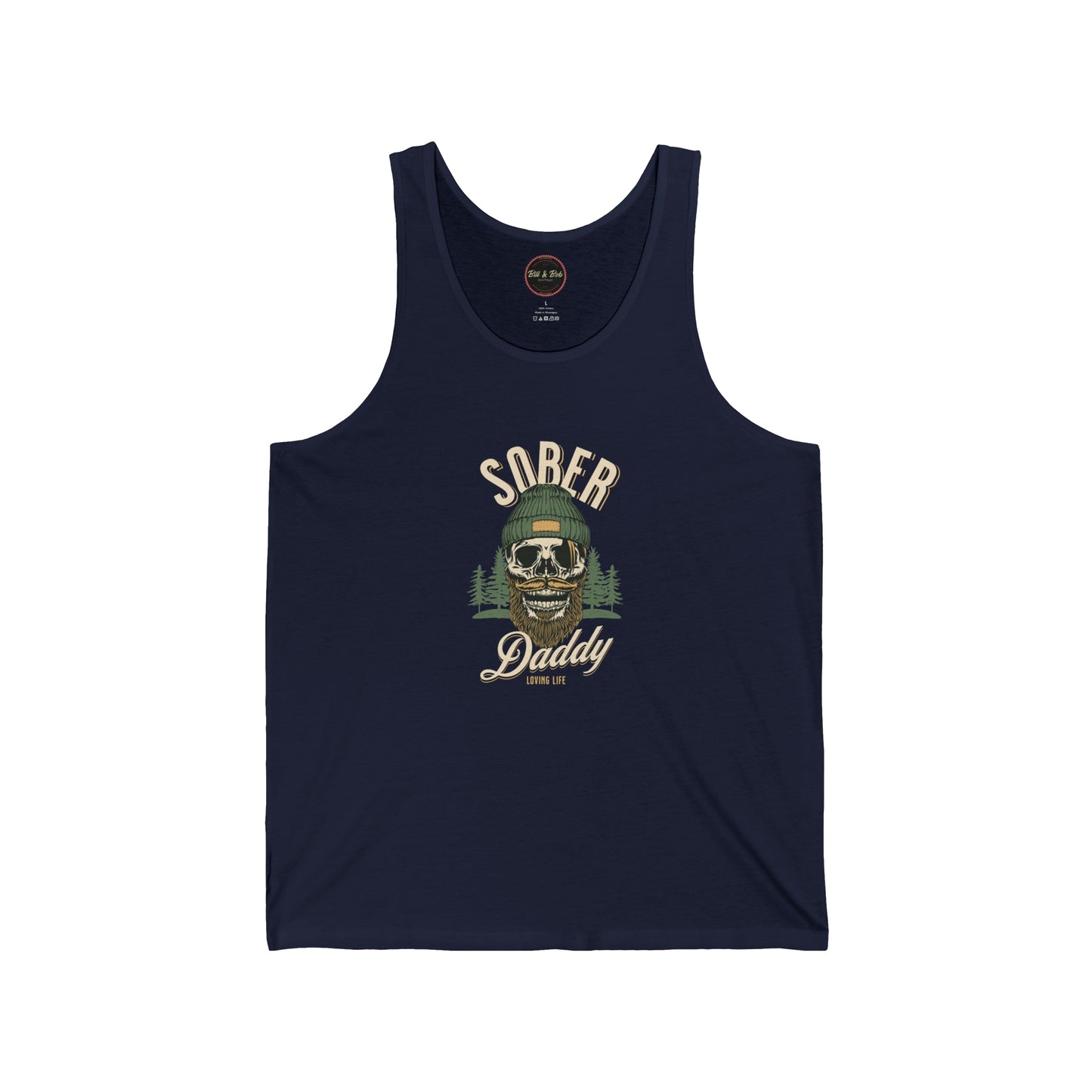 Sober Daddy Unisex Jersey Tank