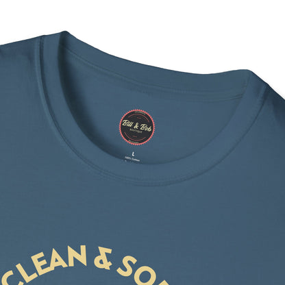 Clean and Sober by the Grace of God Unisex Softstyle T-Shirt