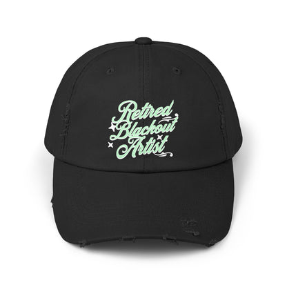 Retired Blackout Artist Unisex Distressed Cap