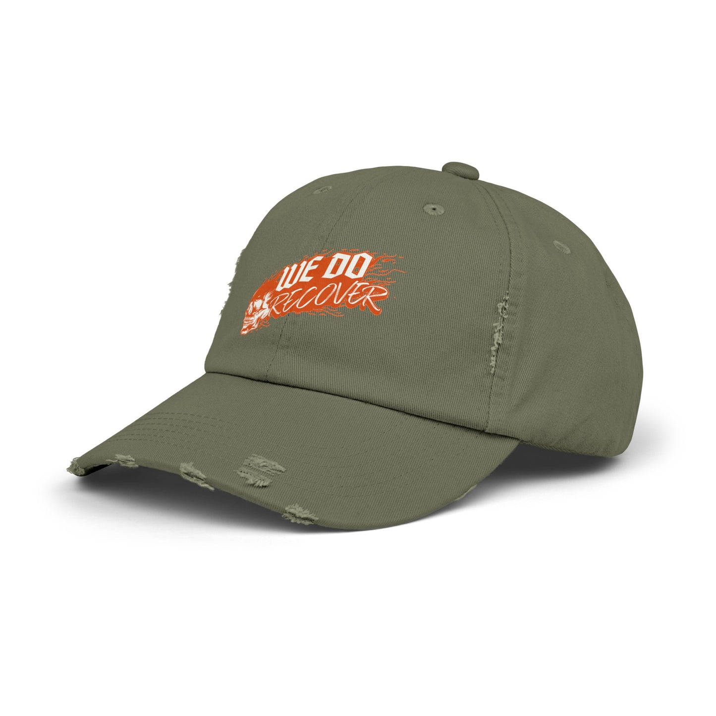 We Do Recover Unisex Distressed Cap