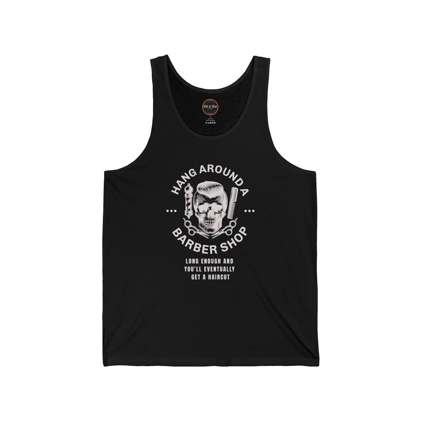 Barber Shop Unisex Jersey Tank