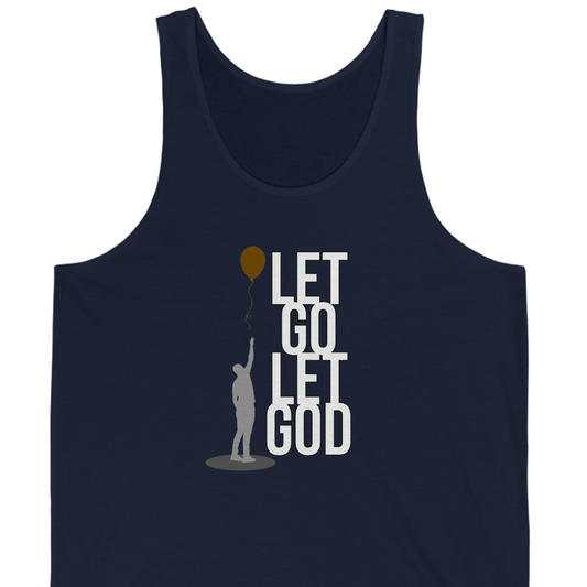 Let Go Let God Unisex Jersey Tank