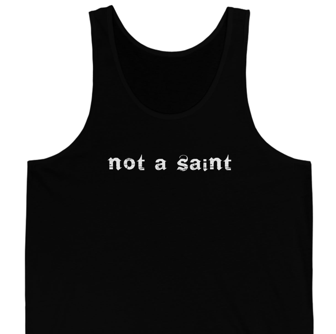 Not a Saint Unisex Jersey Tank