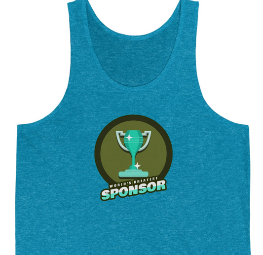 World's Greatest Sponsor Unisex Jersey Tank