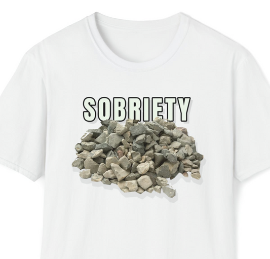 Sobriety Rocks Unisex Softstyle T-Shirt