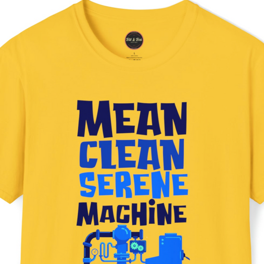 Mean Clean Serene Machine Unisex Softstyle T-Shirt