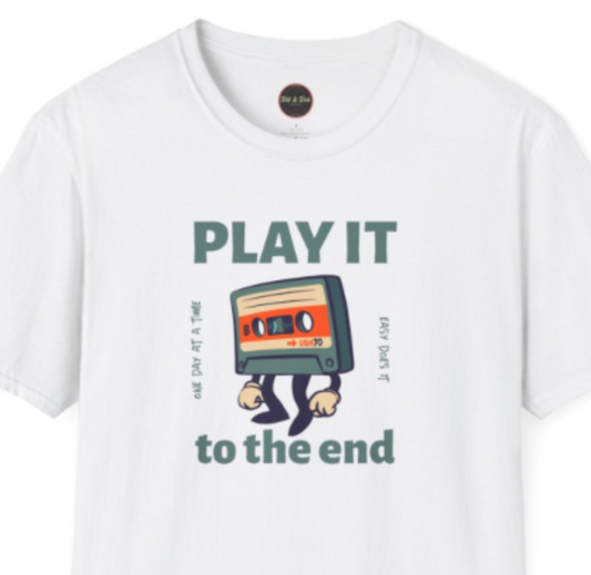 Play the tape to the End Unisex Softstyle T-Shirt