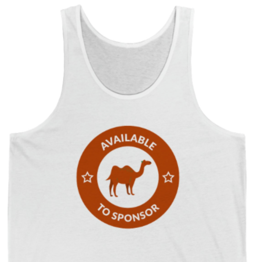 Available to Sponsor Unisex Jersey Tank