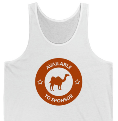 Available to Sponsor Unisex Jersey Tank